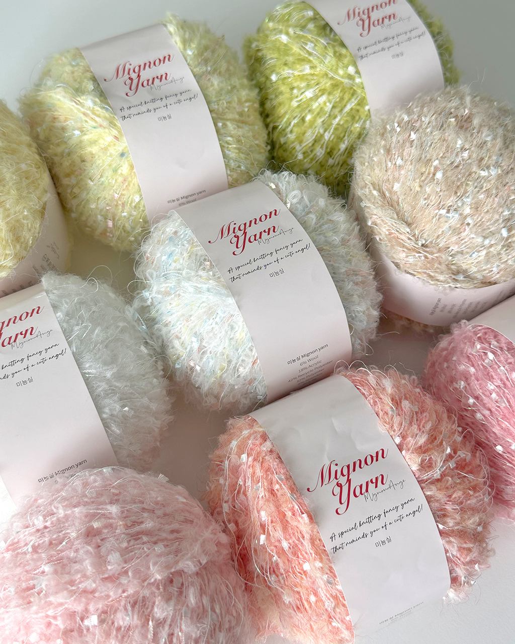 Mignon yarn catalog photo