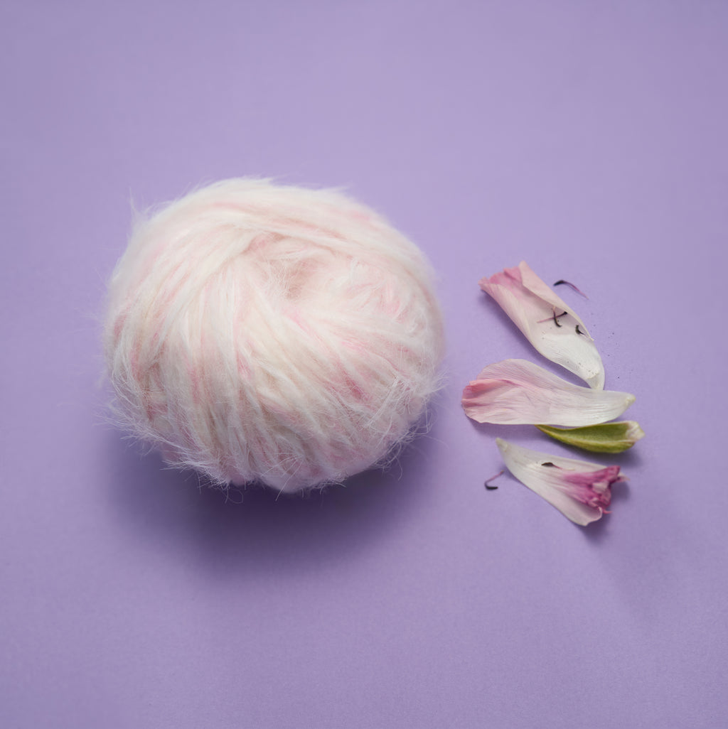 Rose Milk Soap pink Korean yarn color detail