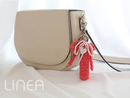 Iroiro Lip Glow Korean crochet keyring kit from LINEA