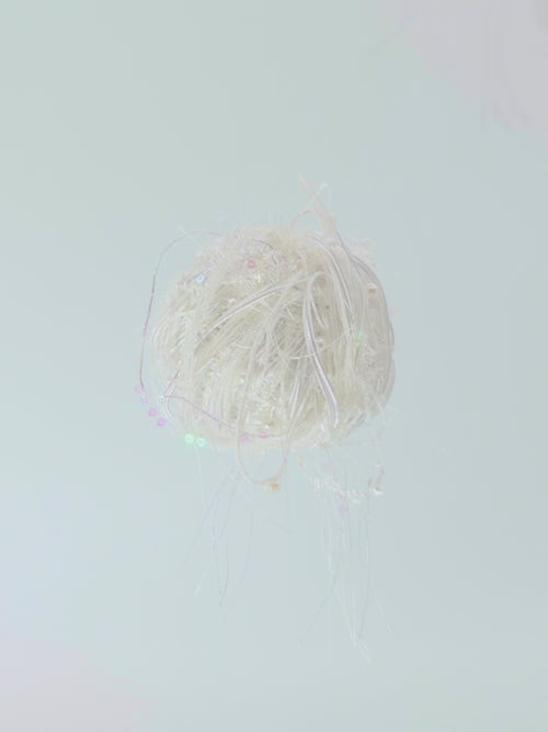 Coconut Sherbet chunky Korean crochet yarn from Aardvark detail video