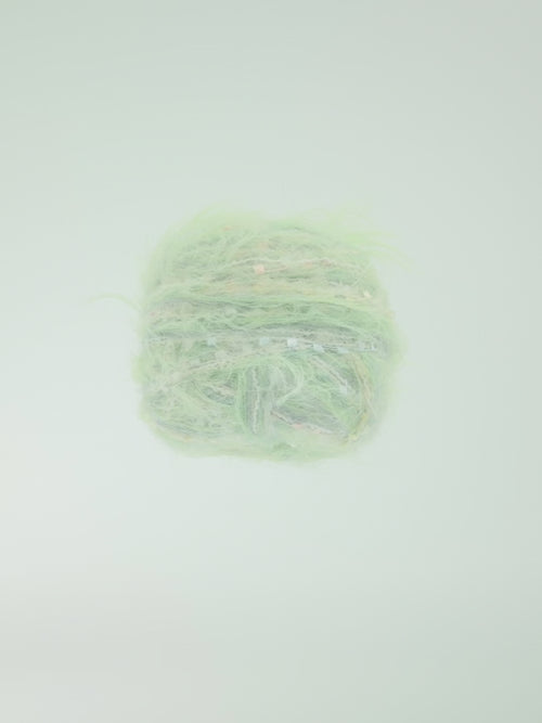 Crystal Mint Korean crochet yarn detail video